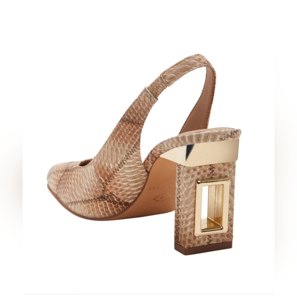 Katy Perry THE HOLLOW HEEL SLING BACK Tan Multi Sz 9 - Picture 4 of 11